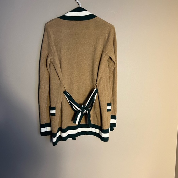 MADELEINE THOMPSON Tibbs Belted 100%Cashmere Cardigan - Picture 5 of 9